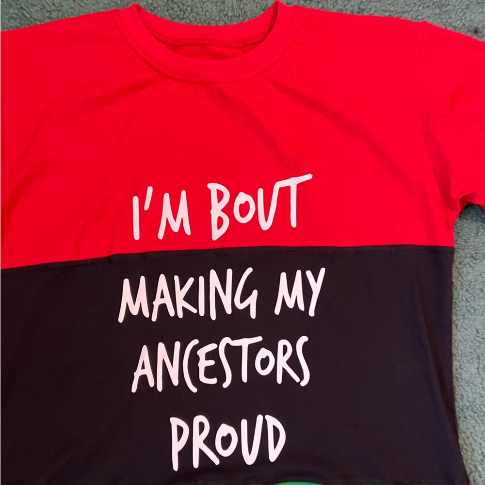 Limited edition black history month shirt